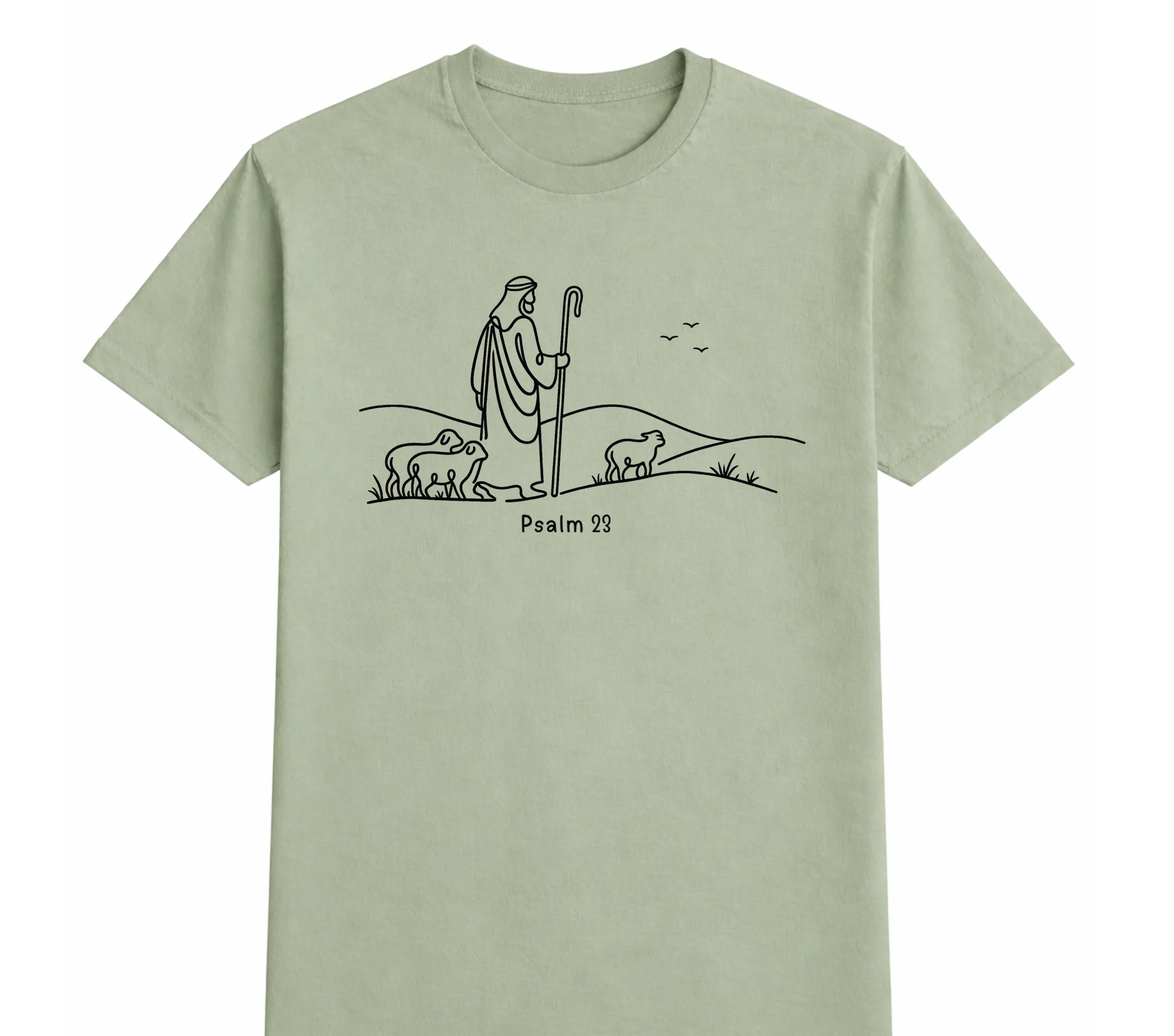 Shepherd Minimalist Tee - The Sage Tee